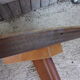 Table basse ronde bois 1950/1960