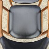 Pair of vintage Scandinavian teak chairs/armchairs - Kai Kristiansen style