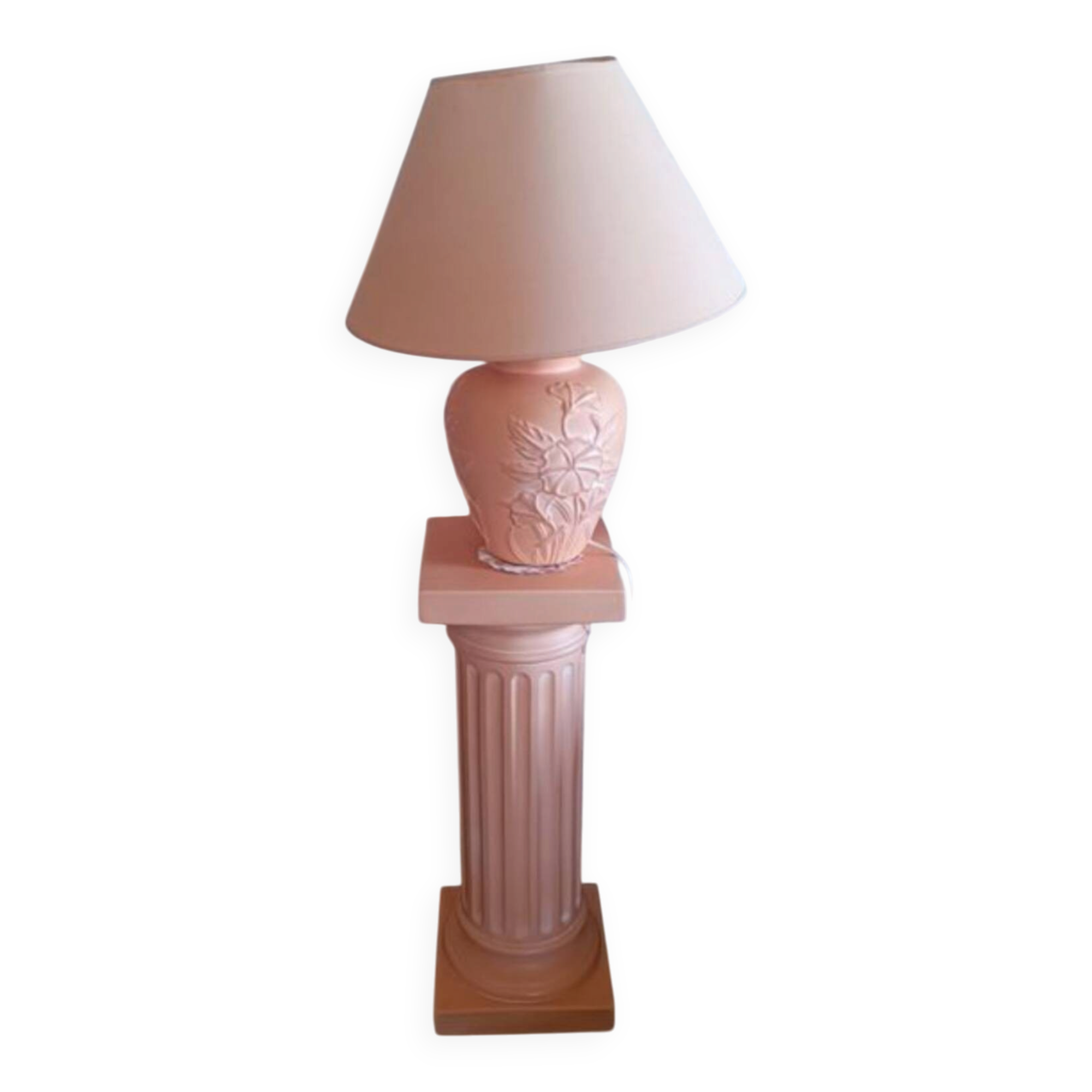 Lamp and side table