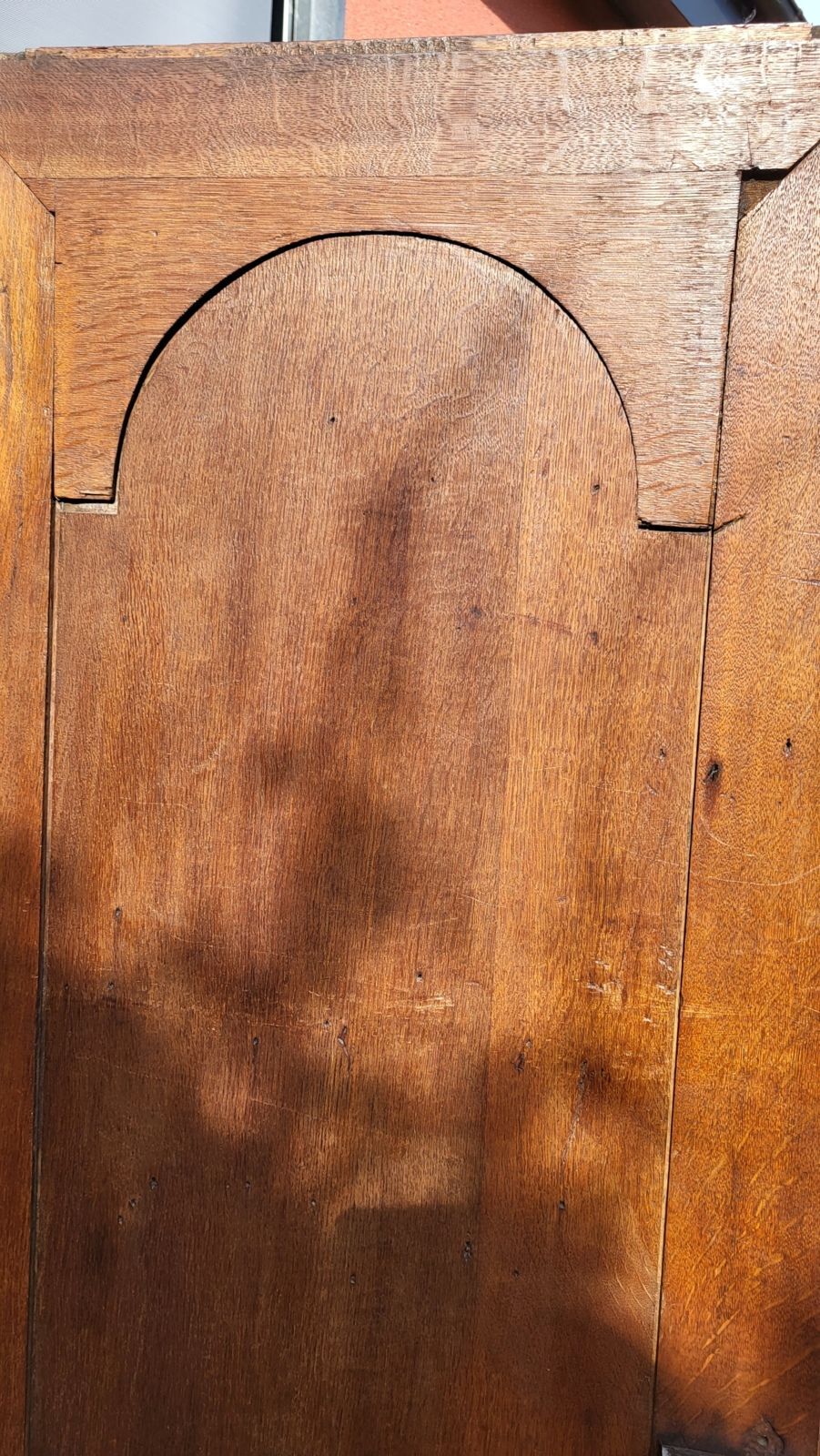 Large "Standing Man" in solid oak from the 18th century
