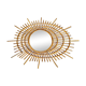Miroir vintage en rotin ( dit ORTF )