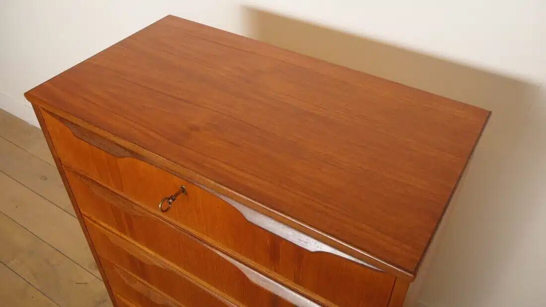 Vintage Danish chest of drawers | Teak | 6 drawers | 122 cm