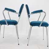 1960s Pair of Italian Armchairs in Corduroy