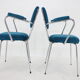 1960s Pair of Italian Armchairs in Corduroy