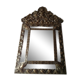 Miroir ancien à pare-close, fin 19ème