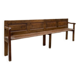 Wooden church pew