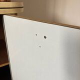 Vintage Formica wood sideboard