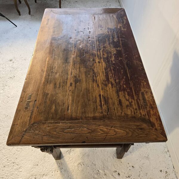 Table d'autel Chine 1920 Orme massif