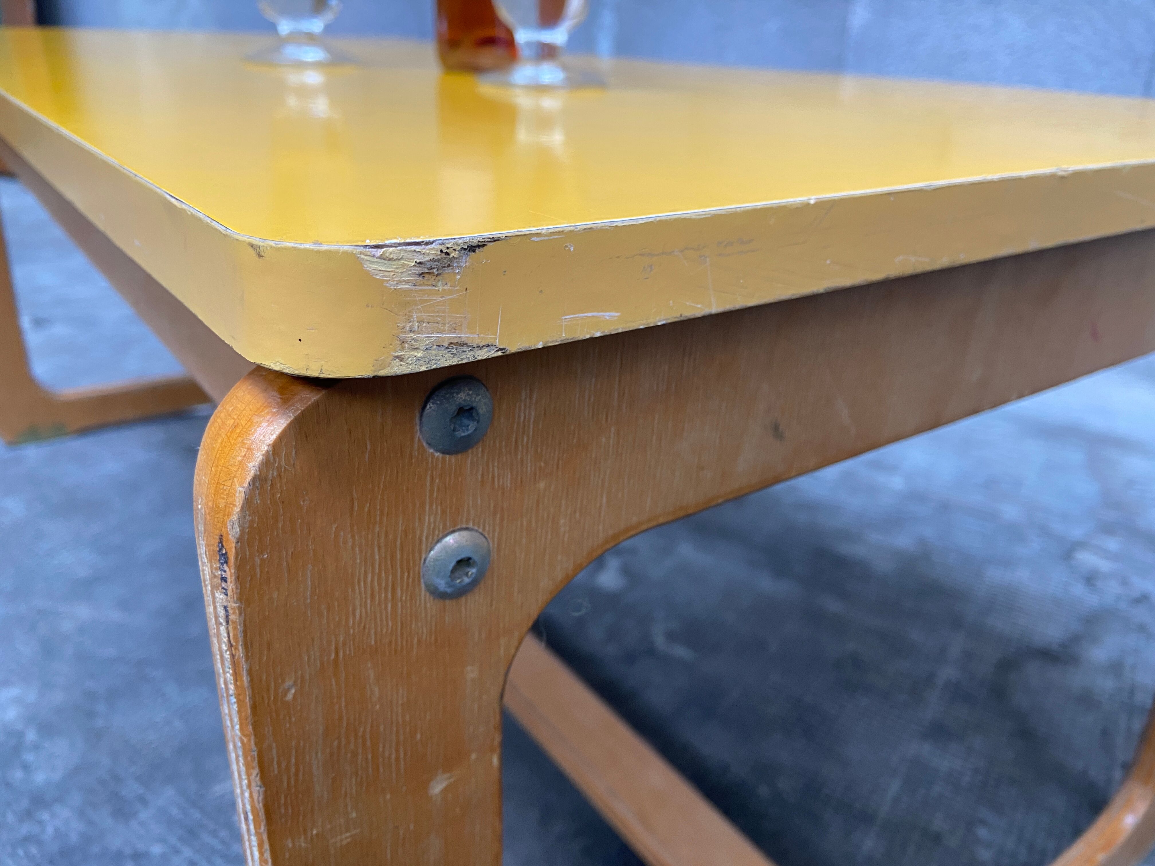 Vintage Formica coffee table 1970