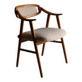 Scandinavian faux shearling chair | 1960s