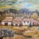 Old painting, Provencal landscape, signed, 60s/70s