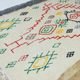 Handmade Berber carpet 246 X 150 CM