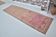 Tapis de couloir vintage rose clair neutre sku 2209