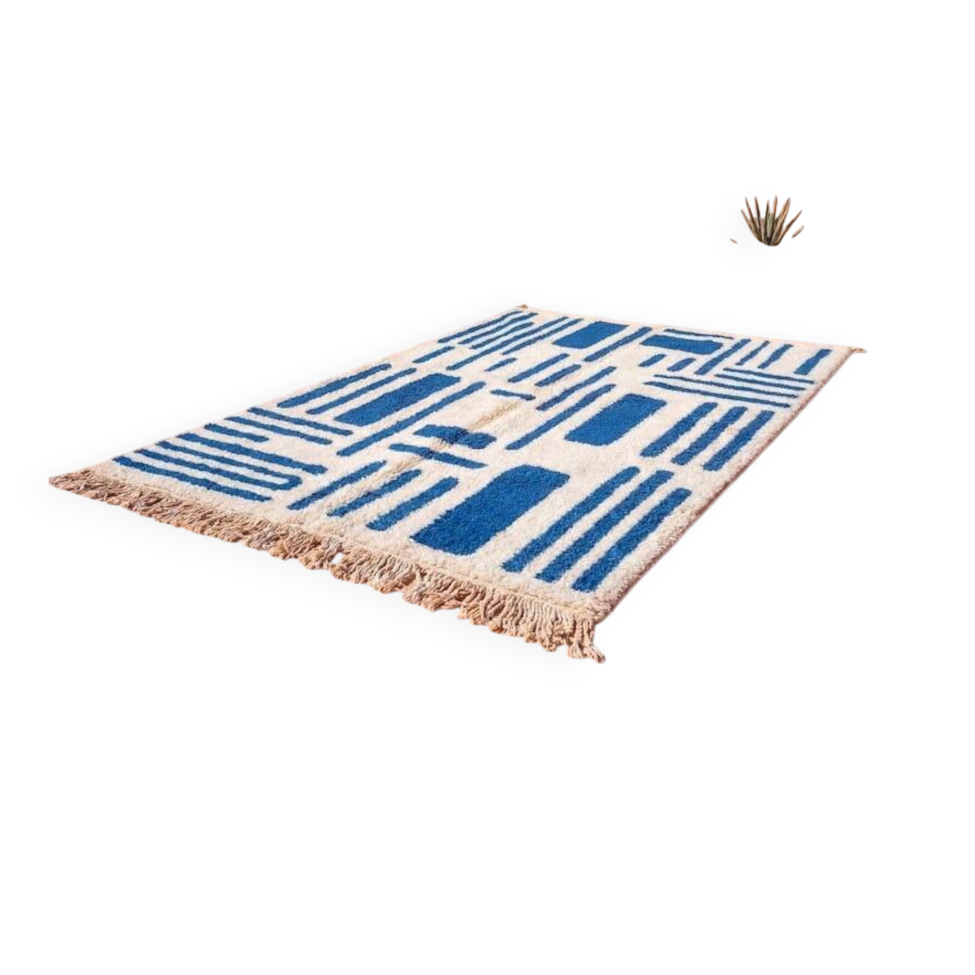 Handmade pure wool rug, size 200 x 300 cm.