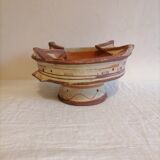 Pot cover, vase holder. Berber terracotta from the 50s.