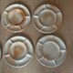6 stoneware plates