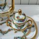 Coffee service for two, Limoges porcelain, complete