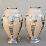 Pair of art deco vases.
