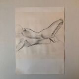 Naked back lying down