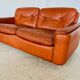 Vintage Danish mid-century cognac leather 2-seater sofa by Sigurd Resell