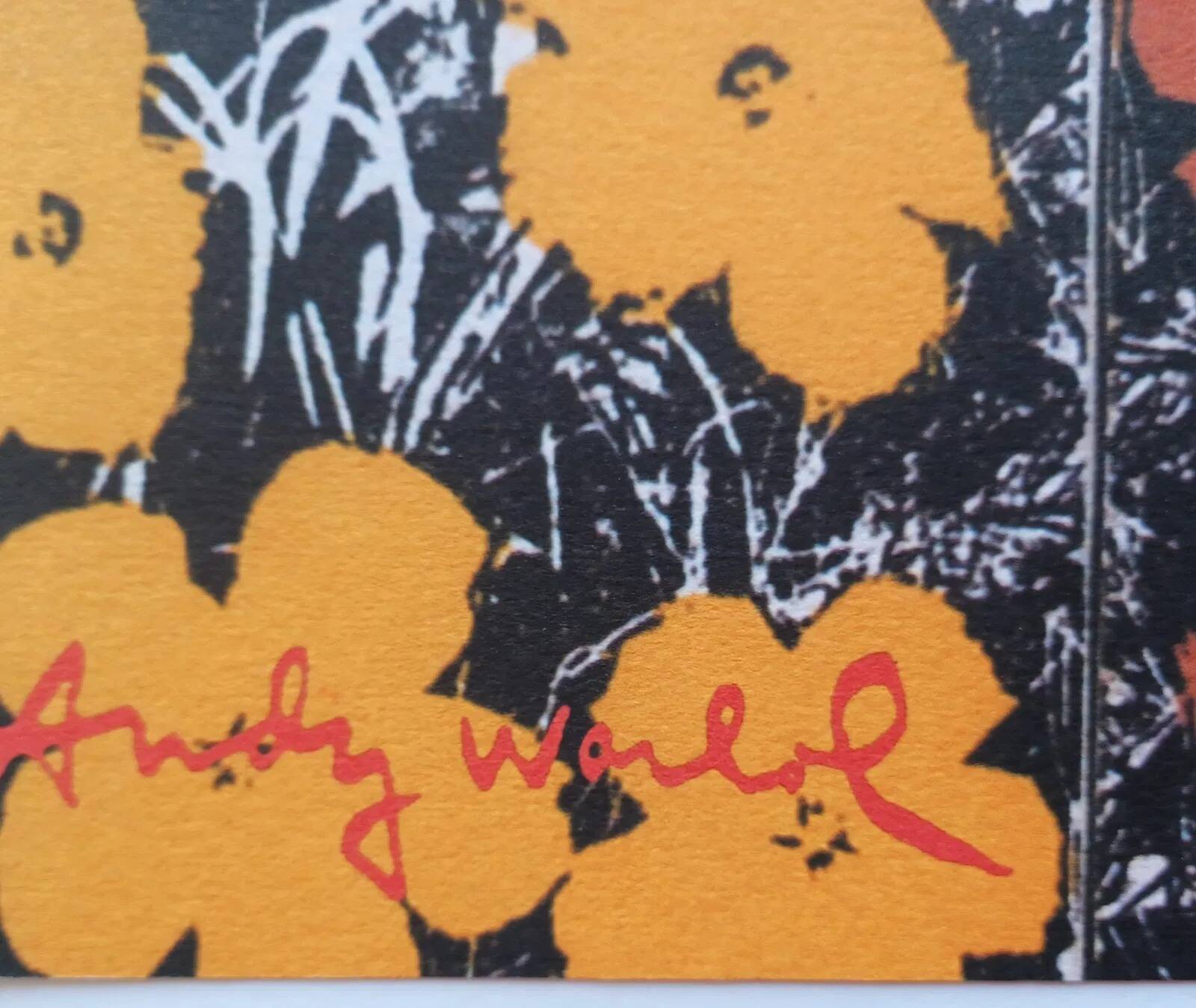 1986 Carnegie Museum of Art Andy Warhol Poppy Flowers Lithograph