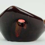 French mid century vintage ceramic bowl vallauris drip glaze organic shape