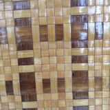 Vintage rattan and wicker tray