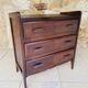 Commode de style Art Deco en noyer, circa 1950