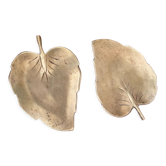 Vide-poches feuilles en laiton