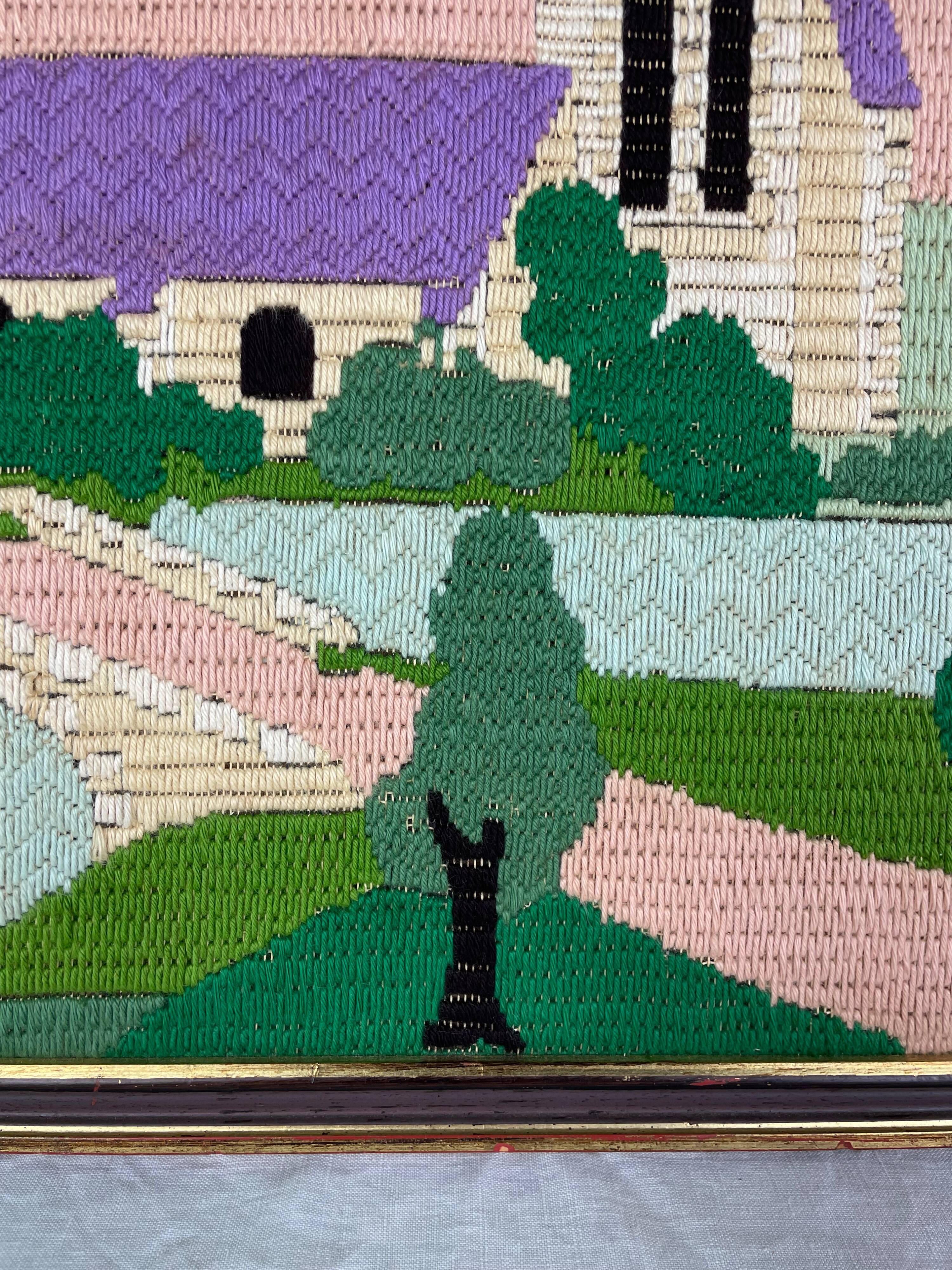 Cotton tapestry canvas from the 1970s