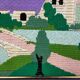 Cotton tapestry canvas from the 1970s