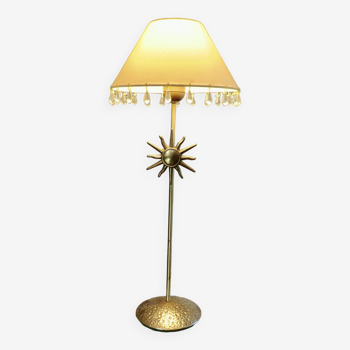 Bronze “sun” lamp from the 80s