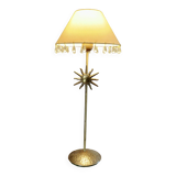 Lampe "soleil" en bronze années 80