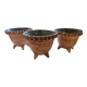 Trois grands cache-pots céramique Accolay