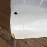 3 chrome wooden chairs