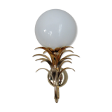 Luminaire wall lamp golden palm tree Sergio Terzani numbered