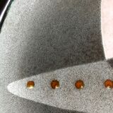 Jean Payen's earthenware dish (1928-2012) with stylized bird décor, 1957, very rare