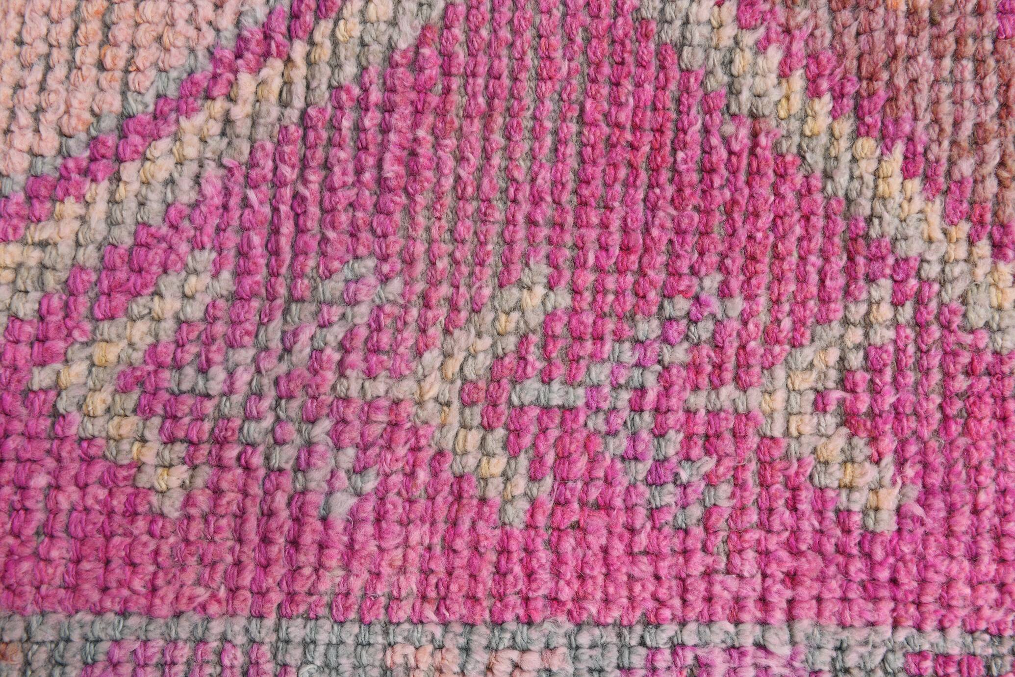 3x10 Faded Pink Orientel Turkish Runner Rug, 91x308Cm