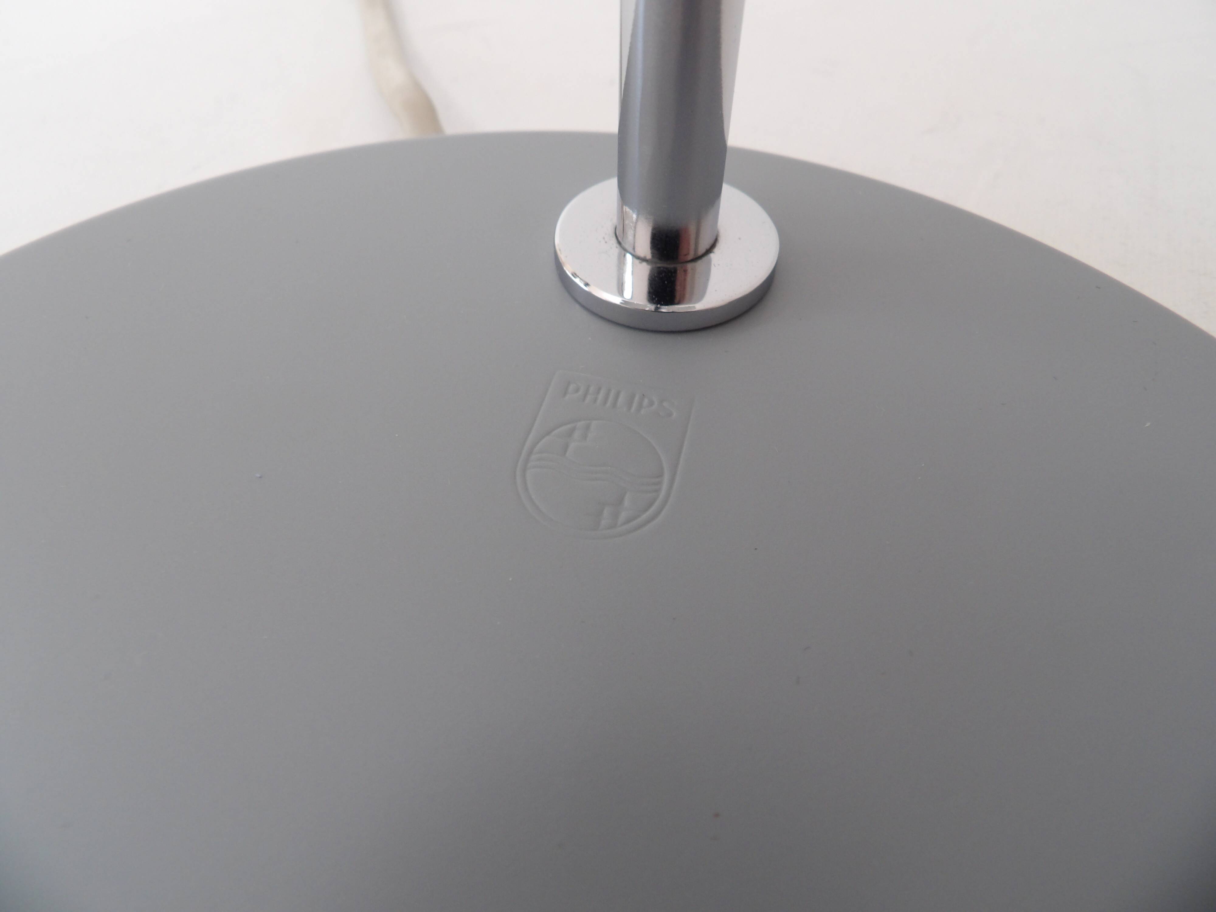 Vintage Philips table lamp 1960 Romeo Louis Kalff