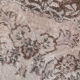 Brown floral turkish area rug, 208x115cm