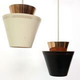 Two-light pendant light of Svend Aage Holm Sorensen, 1950s