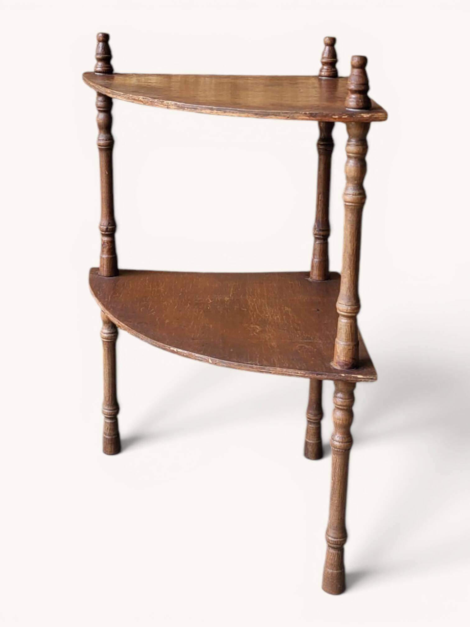 Mahogany corner shelf