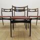 Dining room set in rosewood with table and 4 chairs, 1960s.