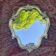 Miroir en laiton 29,5X35,5 cm