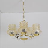 Mid-century Chandelier,Czechoslovakia,1970's.