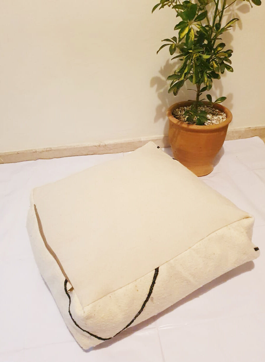 Pouf kilim beni ouarain