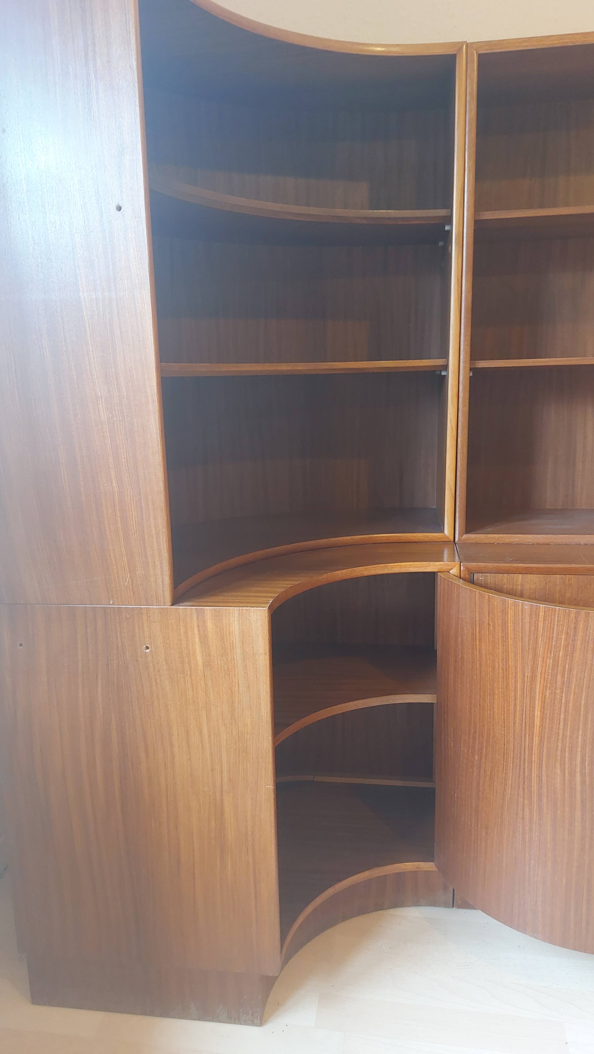 ensemble bibliothèque / rangement vintage modulable