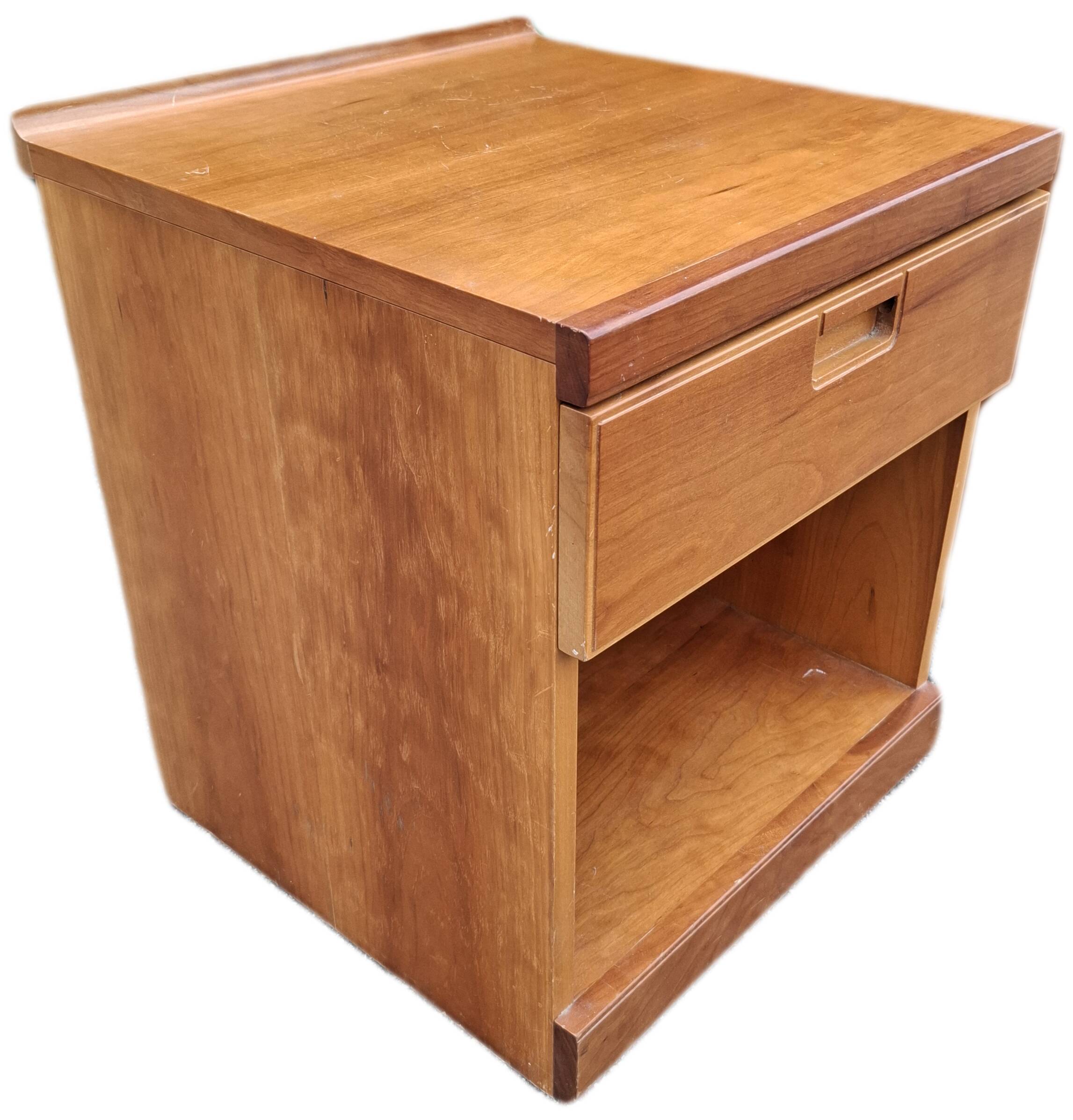 Vintage English bedside table