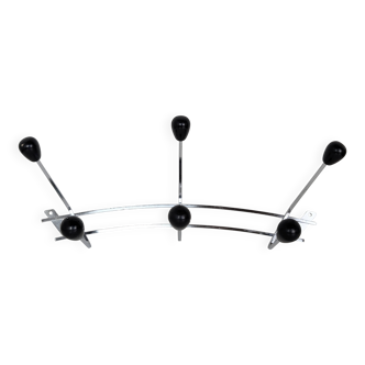 Porte-manteaux mural chrome