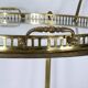 Chariot de bar moderne du milieu du siècle en laiton et verre par Cesare Lacca, Italie, années 1950.
